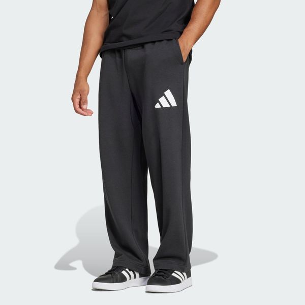 Spodnie Essentials Wide Leg 3 Bar Logo. Białe buty sportowe męskie Adidas, xl, bez wzorów, z bawełny, na fitness i siłownię. Za 198.50 zł.