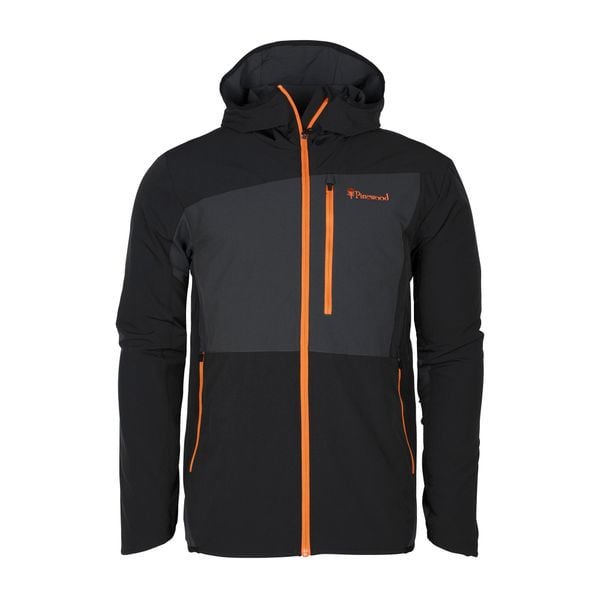 Kurtka męska Pinewood Abisko Light Stretch. Czarne kurtki męskie Pinewood, l, bez wzorów, z elastanu, trekkingowe. Za 409.99 zł.