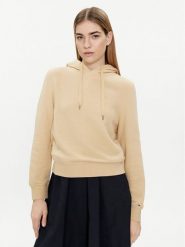 Tommy Hilfiger Bluza 1985 WW0WW40274 Beżowy Regular Fit. Brązowe bluzy damskie Tommy Hilfiger, xl, bez wzorów, z syntetyku, bez kaptura. Za 649.99 zł.