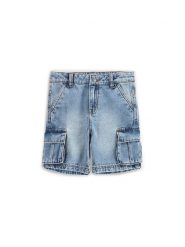 Coccodrillo Szorty jeansowe WC5123301JCB Niebieski Regular Fit. Niebieskie szorty dla chłopców COCCODRILLO, bez wzorów, z bawełny. Za 69.90 zł.