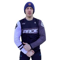 Jersey Pride Racing Sideway. Fioletowe buty sportowe męskie PRIDE RACING, z jersey, bez zapięcia, rowerowe. W wyprzedaży za 254.50 zł.