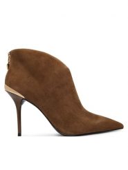 LOVE MOSCHINO Botki JA21069G1PJA0218 Beżowy. Brązowe botki damskie Love Moschino, ze skóry, bez obcasa, na szpilce, bez zapięcia. Za 1,339.00 zł.