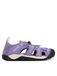Reima Sandały Talsi 5400132B Fioletowy. Fioletowe sandały dziewczęce Reima, ze skóry, bez zapięcia. Za 319.99 zł.