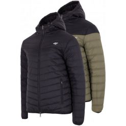 4F Kurtka Męska H4Z17 kum004 Czarny M. Czarne kurtki sportowe męskie 4f, na zimę, z puchu. W wyprzedaży za 249.00 zł.