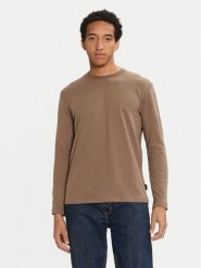 Sisley Longsleeve 3B7SS1045 Brązowy Regular Fit. Brązowe bluzki z długim rękawem męskie Sisley, m, bez wzorów, z bawełny, bez kołnierzyka. Za 89.99 zł.