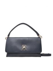 Tommy Hilfiger Torebka Th Modern Conv Crossover AW0AW17465 Granatowy. Niebieskie torebki do ręki damskie Tommy Hilfiger, bez wzorów, ze skóry, bez dodatków. Za 529.99 zł.