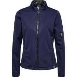 Kurtka damska Hummel North Softshell. Niebieskie bluzy sportowe damskie Hummel, xl, bez wzorów, z softshellu, bez kaptura, do piłki ręcznej. W wyprzedaży za 285.50 zł.