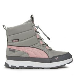 Śniegowce Puma. Szare śniegowce dziewczęce Puma, bez zapięcia. Za 429.99 zł.
