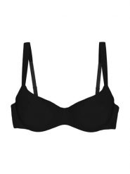 Triumph Biustonosz damski na fiszbinach - Body Make Up Illusion Balconette Kobiety Sztuczne włókno czarny jednolity, 80B. Czarne biustonosze Triumph, bez wzorów, z włókna. Za 199.95 zł.