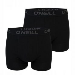 Bokserki bawełniane dla mężczyzn O'neill 2-pak. Szare bokserki męskie O'Neill, m, bez wzorów, z bawełny. W wyprzedaży za 49.99 zł.