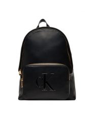 Calvin Klein Plecak Bold Ck Backpack LV04F3233G Czarny. Czarne plecaki damskie Calvin Klein, bez wzorów, ze skóry. Za 399.99 zł.