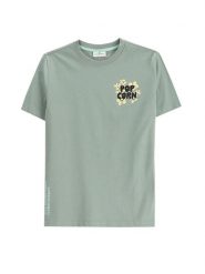 Coccodrillo T-Shirt WC5143212VBB Zielony Regular Fit. Zielone t-shirty dla chłopców COCCODRILLO, bez wzorów, z bawełny, bez ramiączek. Za 39.99 zł.