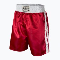 Spodenki bokserskie męskie Cleto Reyes Satin Boxing. Czerwone krótkie spodenki sportowe męskie CLETO REYES, m, bez wzorów. Za 279.99 zł.