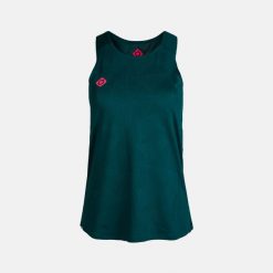 Techniczny top GENOVA, oddychający i szybkoschnący. Zielone koszulki sportowe damskie IZAS, l, bez wzorów, sportowe, bez kołnierzyka. Za 160.83 zł.