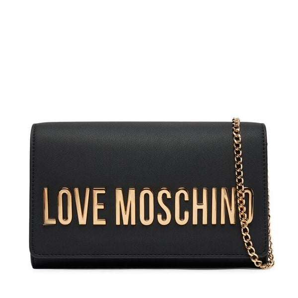 Torebka LOVE MOSCHINO. Czarne torebki do ręki damskie Love Moschino, bez wzorów, wizytowe, bez dodatków. Za 404.99 zł.