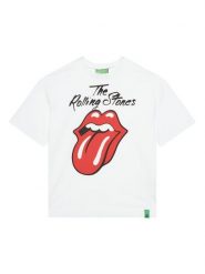 United Colors Of Benetton T-Shirt 3I1XC10NV Biały Relaxed Fit. Białe t-shirty dla chłopców United Colors Of Benetton, bez wzorów, z bawełny, bez ramiączek. Za 59.99 zł.