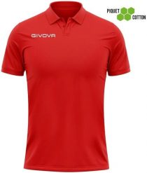 Givova Polo Cotone Piquet - koszulka polo z bawełny, krótki rękaw. Czerwone koszulki polo męskie 3000SUPER, na lato, l, bez wzorów, z bawełny, bez kołnierzyka, bez ramiączek, do jazdy konnej. Za 63.20 zł.