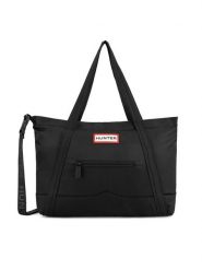 Hunter Torba HTR-B-002-06 Czarny. Czarne torebki do ręki damskie Hunter, bez wzorów, z materiału, sportowe, bez dodatków. Za 229.99 zł.