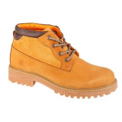 Botki Męskie Skóra River 2. Brązowe botki męskie Lumberjack, bez wzorów, z gumy, z okrągłym noskiem, bez zapięcia. Za 544.99 zł.