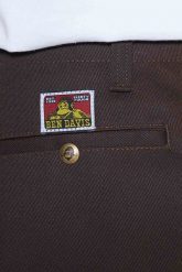 Nuvola Pelle Spodnie Ben Davis Original Bens DARK BROWN. Brązowe spodnie sportowe męskie Nuvola Pelle, m, bez wzorów. Za 243.59 zł.