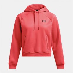 Bluza damska Under Armour Pro Fleece Hoodie. Czerwone bluzy damskie Under Armour, m, bez wzorów, bez kaptura. Za 209.99 zł.