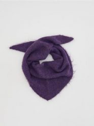 Trójkątna chusta - fioletowy. Fioletowe szaliki i chusty damskie Reserved, bez wzorów. Za 59.99 zł.