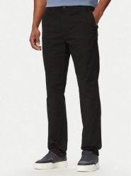 Calvin Klein Jeans Chinosy LV04RF618G Czarny Slim Fit. Czarne spodnie materiałowe męskie Calvin Klein Jeans, m, bez wzorów, z bawełny. Za 369.99 zł.