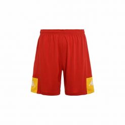 Szorty Kappa Daggo. Czerwone krótkie spodenki sportowe męskie Kappa, xl, bez wzorów, z materiału, na fitness i siłownię. Za 142.00 zł.