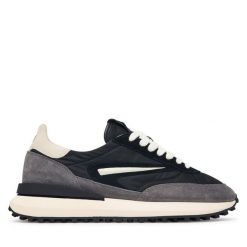 Sneakersy D.A.T.E. Czarne trampki i tenisówki chłopięce D.A.T.E., bez wzorów, bez zapięcia. Za 824.99 zł.