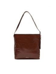 JENNY Torebka C-JEN-S-001-08 Brązowy. Brązowe torebki do ręki damskie Jenny, bez wzorów, z materiału, bez dodatków. Za 169.99 zł.