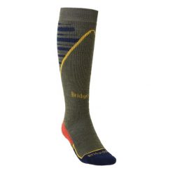 Skarpety narciarskie Bridgedale Ski Midweight+ Merino P. Zielone skarpety męskie Bridgedale, bez wzorów. Za 84.99 zł.