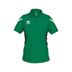 Damski jersey Errea Carmen. Czarne koszulki sportowe damskie ERREA, bez wzorów, z jersey, bez kołnierzyka, bez ramiączek, rowerowe. Za 205.50 zł.