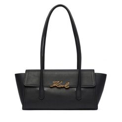 Torebka KARL LAGERFELD. Czarne torebki do ręki damskie KARL LAGERFELD, bez wzorów, klasyczne, bez dodatków. Za 1,299.00 zł.