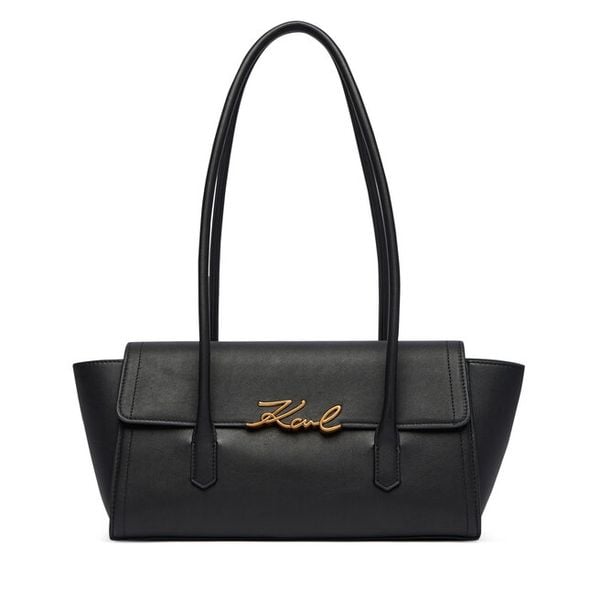 Torebka KARL LAGERFELD. Czarne torebki do ręki damskie KARL LAGERFELD, bez wzorów, klasyczne, bez dodatków. Za 1,299.00 zł.