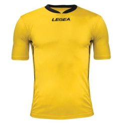 Koszulka piłkarska Düsseldorf. Czarne koszulki sportowe męskie Legea, xs, bez wzorów, z materiału, bez kołnierzyka, bez ramiączek, na fitness i siłownię. Za 54.90 zł.