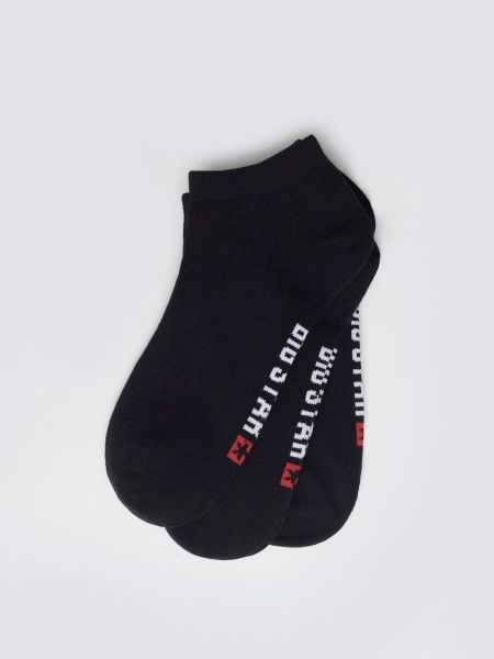 Stopki unisex bawełniane trójpak czarne Filixon 906. Czarne skarpety damskie Big Star, bez wzorów, z bawełny. Za 39.99 zł.