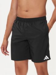 Adidas Szorty kąpielowe JX2666 Czarny Regular Fit. Czarne krótkie spodenki sportowe męskie Adidas, l, bez wzorów, z syntetyku, żeglarskie. Za 119.99 zł.