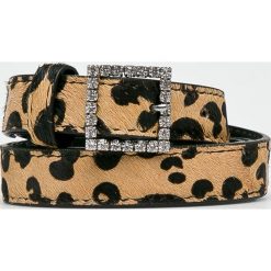 Scotch & Soda - Pasek skórzany. Brązowe paski damskie Scotch & Soda, w paski, z materiału. W wyprzedaży za 139.90 zł.
