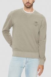 AERONAUTICA MILITARE Beżowa męska bluza Vintage Effect, Rozmiar XL. Brązowe bluzy męskie Aeronautica Militare, m, bez wzorów, z bawełny, bez kaptura. W wyprzedaży za 456.99 zł.