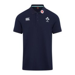 Polo Irlande Team 2023. Niebieskie koszulki polo męskie CANTERBURY, l, bez wzorów, z bawełny, eleganckie, bez ramiączek. Za 253.50 zł.