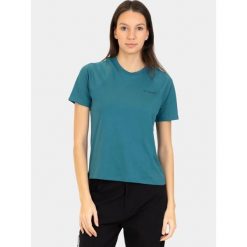 Koszulka sportowa damska Columbia Summit Valley. Zielone koszulki sportowe damskie Columbia, xs, bez wzorów, bez kołnierzyka, bez ramiączek, trekkingowe. Za 229.00 zł.