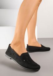 Czarne Mokasyny Ozdobione Cyrkoniami Desanira. Czarne mokasyny damskie Born2be, z jeansu, eleganckie. Za 44.99 zł.