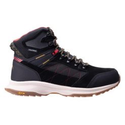Buty trekkingowe Elbrus Darda Mid WP V. Czarne eleganckie półbuty ELBRUS, trekkingowe. Za 1,010.23 zł.