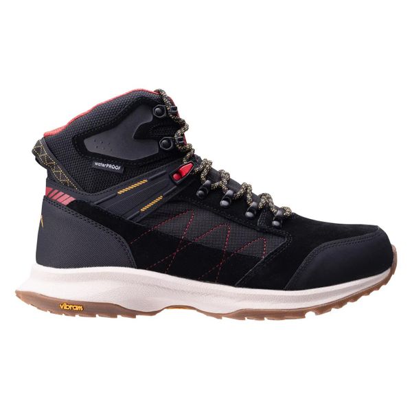 Buty trekkingowe Elbrus Darda Mid WP V. Czarne eleganckie półbuty ELBRUS, trekkingowe. Za 1,010.23 zł.