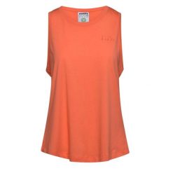Koszulka damska DIADORA L. TANK CHROMIA. Brązowe koszulki sportowe damskie Diadora, l, bez wzorów, bez kołnierzyka, bez ramiączek. Za 24.99 zł.