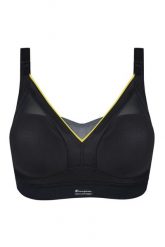 Biustonosz treningowy Shock Absorber Active Shaped Support. Szare biustonosze Champion, bez wzorów, z materiału. Za 199.99 zł.