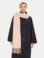 Guess Szalik AW5419POL03 Różowy. Czerwone rękawiczki damskie Guess, z aplikacjami, z materiału. Za 239.99 zł.