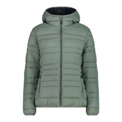 Kurtka damska turystyczna CMP 34K3116. Zielone kurtki sportowe damskie CMP, s, bez wzorów, bez kaptura, trekkingowe. Za 489.99 zł.