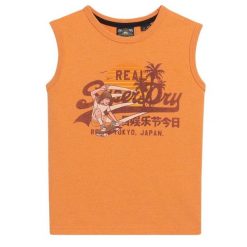 Damski tank top Superdry LA Vintage Logo. Brązowe bielizna termoaktywna damska Superdry., s, bez wzorów, bez ramiączek. W wyprzedaży za 128.80 zł.