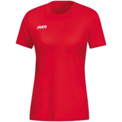Koszulka damska Jako Base. Czerwone koszulki sportowe damskie Jako, l, bez wzorów, z bawełny, bez kołnierzyka, bez ramiączek, na fitness i siłownię. Za 148.00 zł.